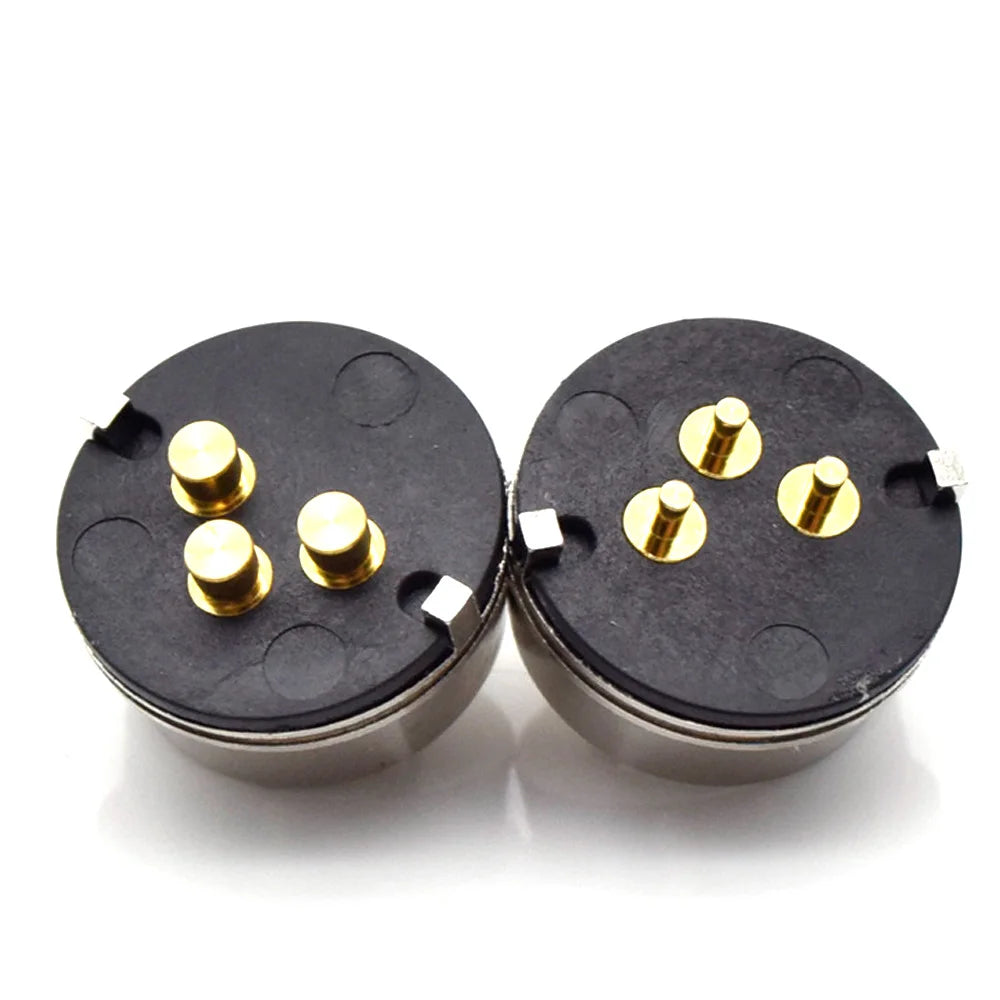 1Pair 2/3/4/5/6Pin waterproof high current magnet suction spring pogo pin male female probe DC power charging magnetic connector
