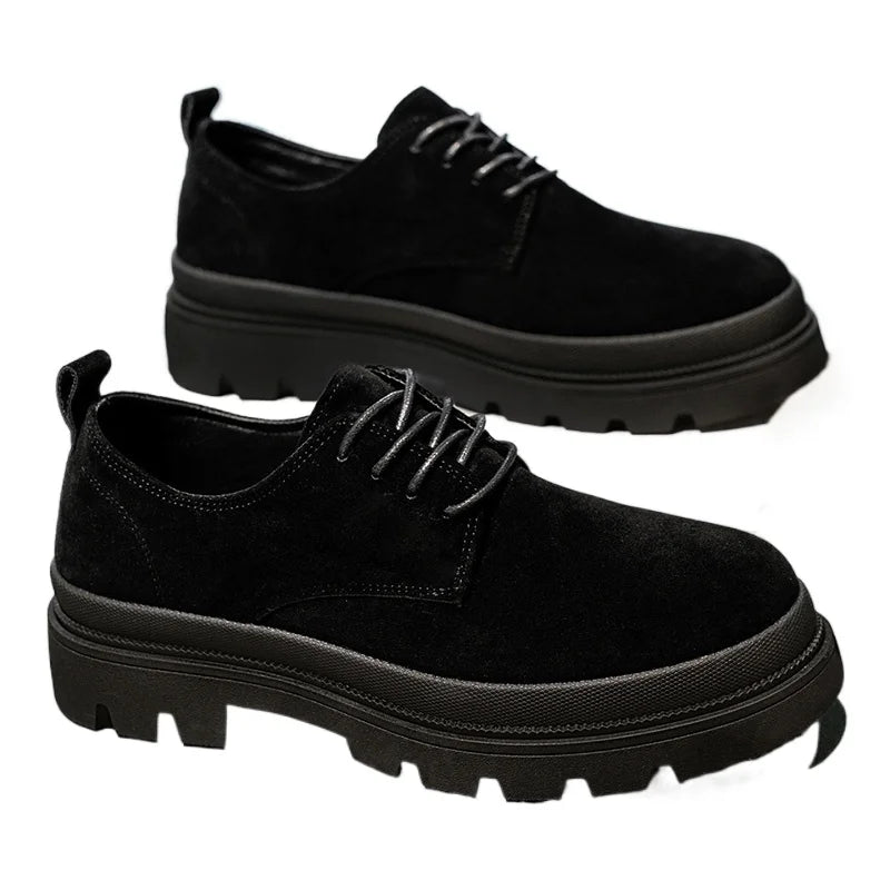 Men's Thick Soled Business Casual Shoes Are Fashionable Versatile and Simple Men's Formal Shoes
