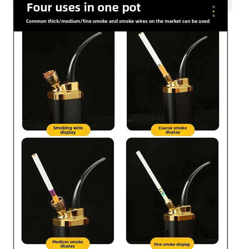 Mini Metal Shisha Hookah Portable Hookah Shisha Healthy Tobacco Filter Handheld Smoking Pipes Microfilter Smoking Accessories