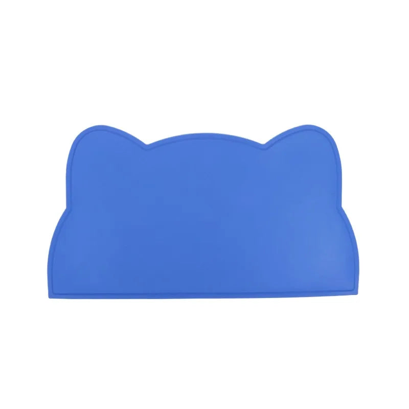 Silicone Pet Feeding Dog Cat Bowl Food Mat Non-Stick Waterproof Pet Food Feeding Pad Puppy Feeder Tray Water Cushion Placemat
