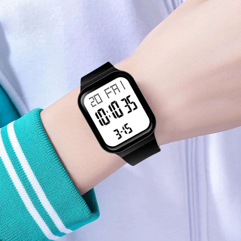 Watch For Men Sports High School Students Trendy Couple Watch Waterproof Alarm Clock Multi Functional Women's Electronic Watches