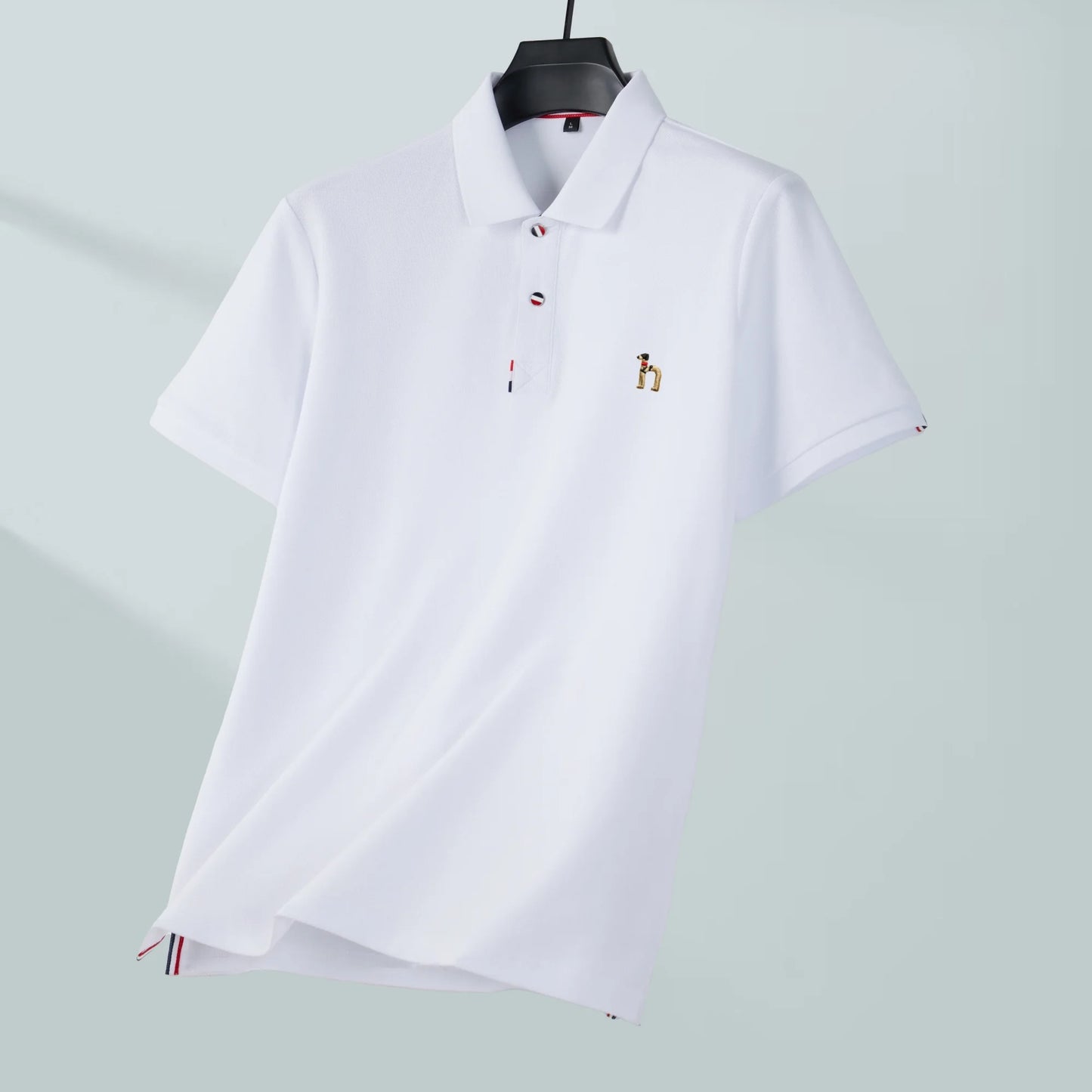 100% pure cotton Men's Polo T-shirt New Style Summer Cozy Skin-friendly Luxury high-end Commuting Short Sleeve Custom embroidery