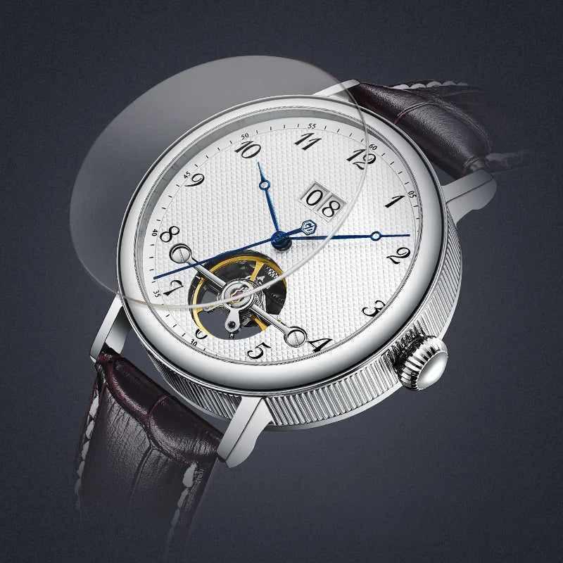 Men Watches 2025 Classic Flywheel Male Watch High Range Stainless Steel Waterproof Automatic Watch for Men Free Shipping Items