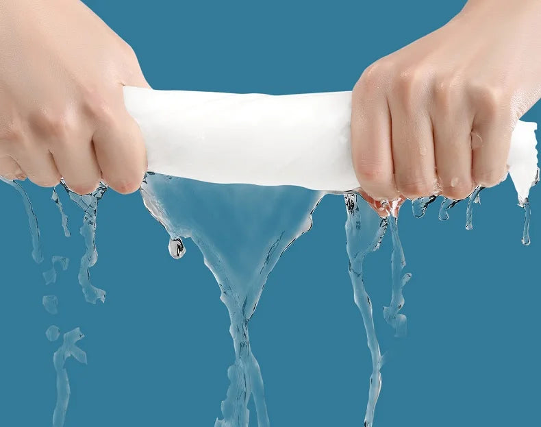 100PCS Disposable Thick 100% Cotton Face Towel Make Up Soft Removing Wipes Dry Cleanser Towelettes For Skin Care