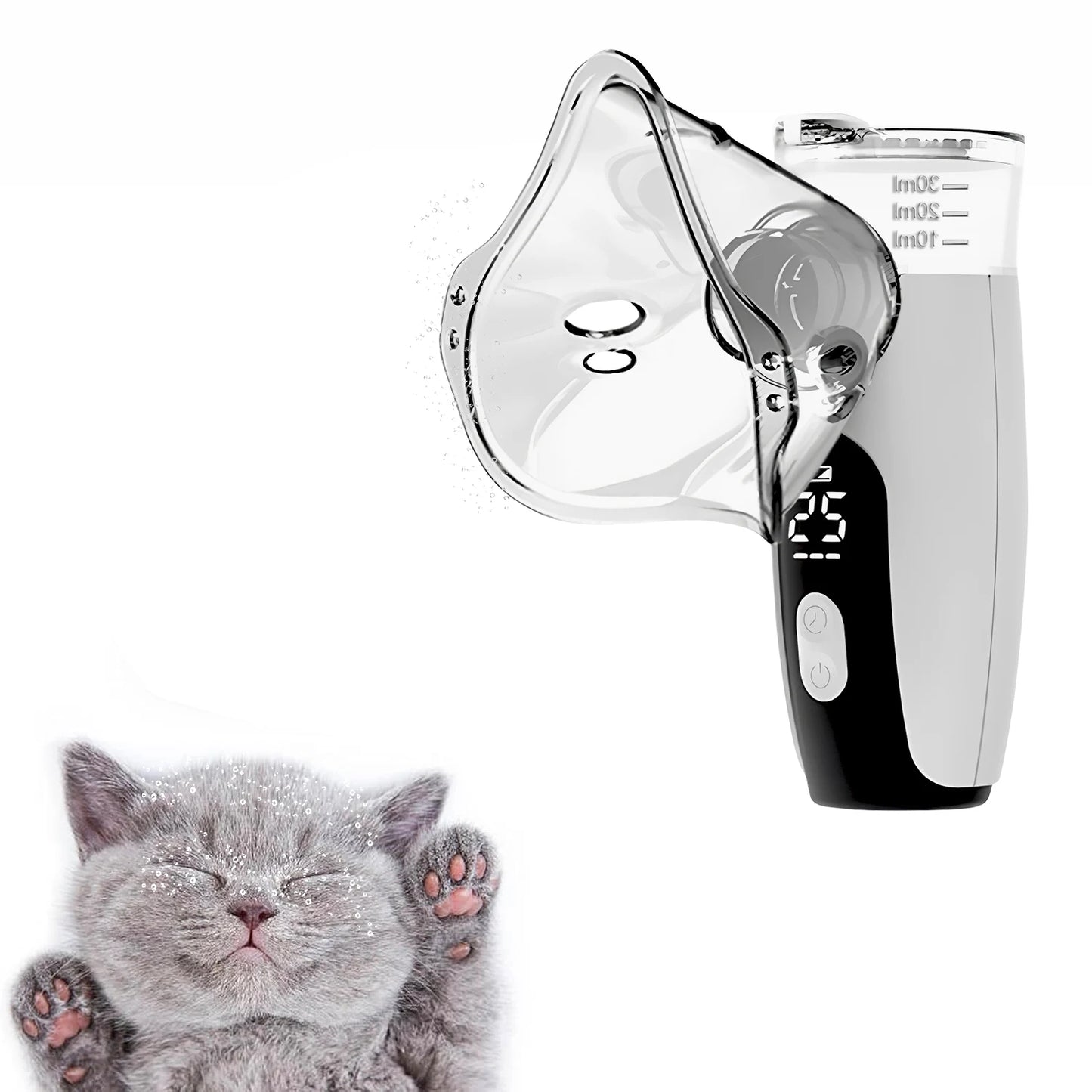 Pet Portable Nebulizer Machine Medical Atomizer Nebuliser Inhalator for Animal Silent Inhaler Humidificador Nebulizador