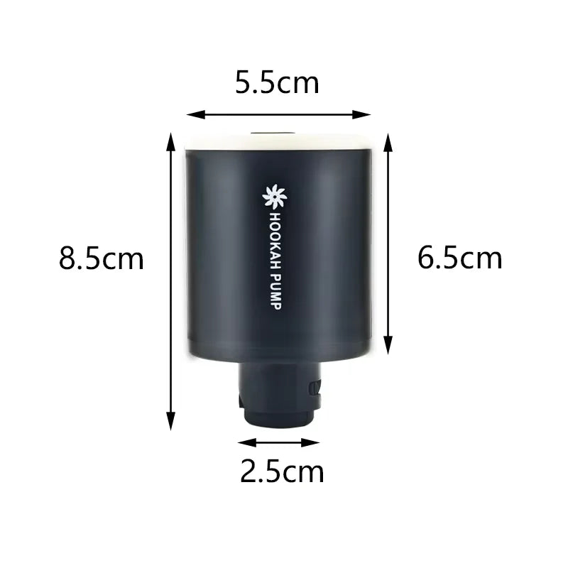 Hookah Pump Electronic Shisha Starter 1300 mAh Rechargeable Battery LED Light Portable Smoking Chicha Cachimba Accessories