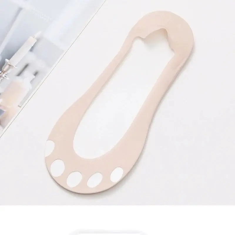 Women Boat Sock Plantar Fasciitis Shoes Insole Socks Insoles for Feet Shock Absorbing Shoe Sole Invisible Non slip Shoe pads