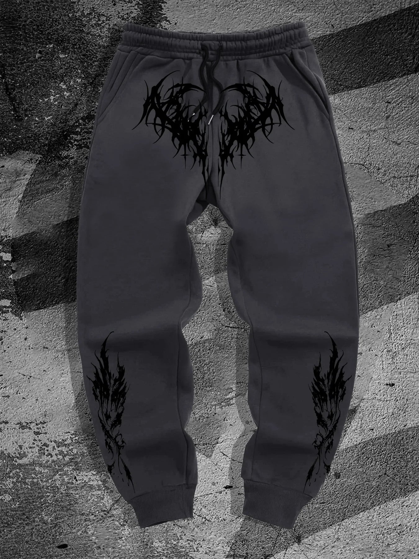 Men's and Women's Jogging Pants Casual Pants Elegant Printed Sports Pants Jogging Fashion Fitness Drawstring Sports Pants S-3XL