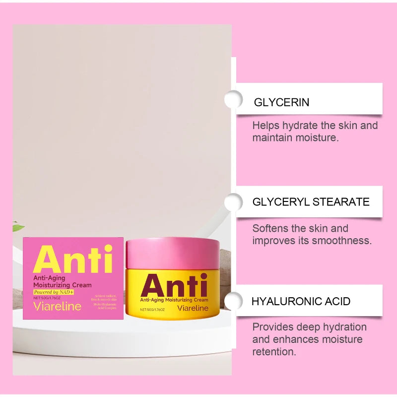 Face Moisturizer Cream,Skin Radiant Firming Brightening Tendering Cream,Korean Women & Men Daily Facial Hydrating Skincare
