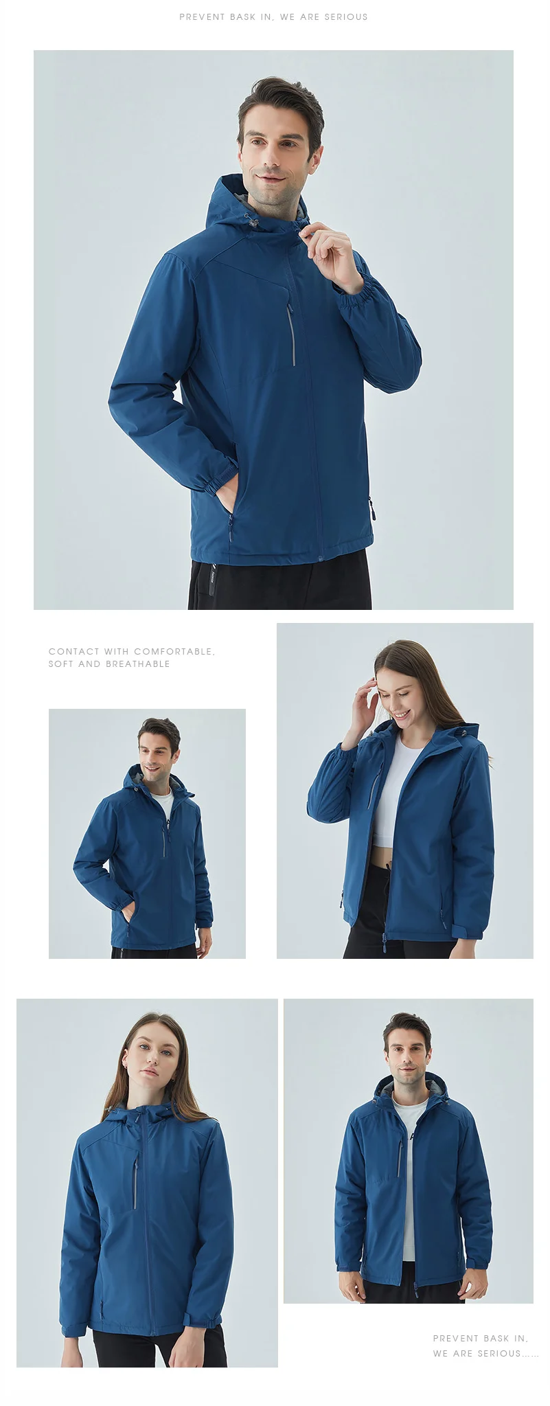 Men's Winter Inner Fleece Waterproof Jacket Custom Printing Embroidery Logo Outdoor Windbreaker Hiking Camping Thermal Coat 4xl