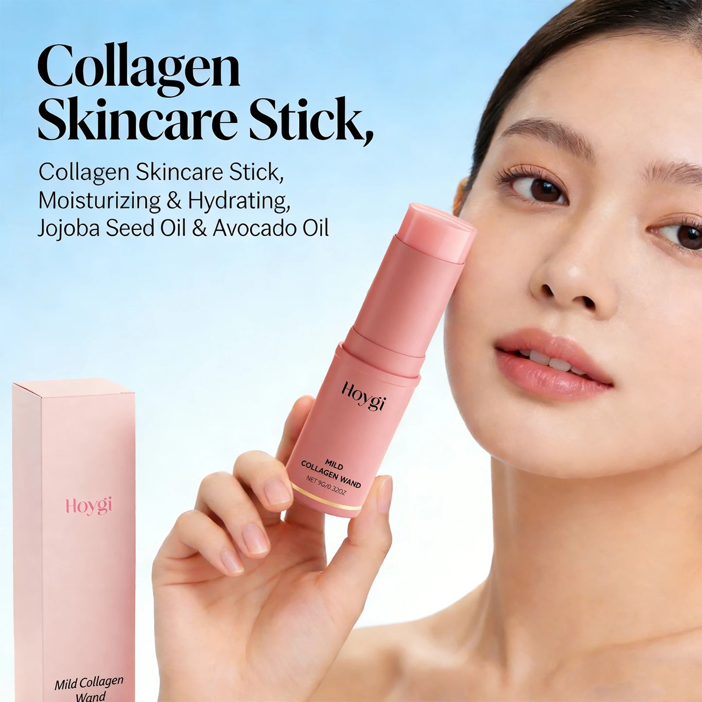 Collagen Skincare Stick Fade Fine Lines Firming Lifting Anti Wrinkle Restore Skin Elasticity Tightening Moisturizing Face Cream