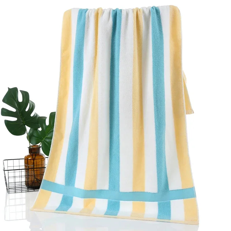 Turkish Cotton Natural Ultra Absorbent Eco - Friendly Bath Towels, Beach Towel, Bathroom Sets for Home Luxury Hotel Spa