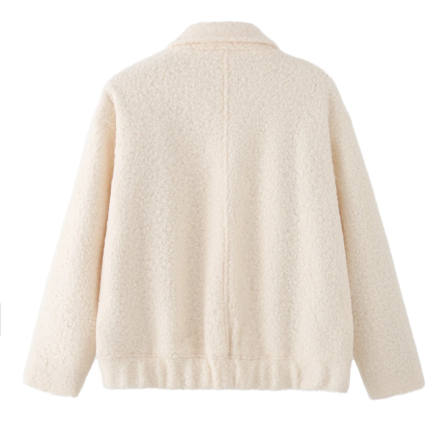 Women's Wool Coat 2025 Fall New Arrival Casual Fashionable Versatile Two-Color Wool Coat for Women