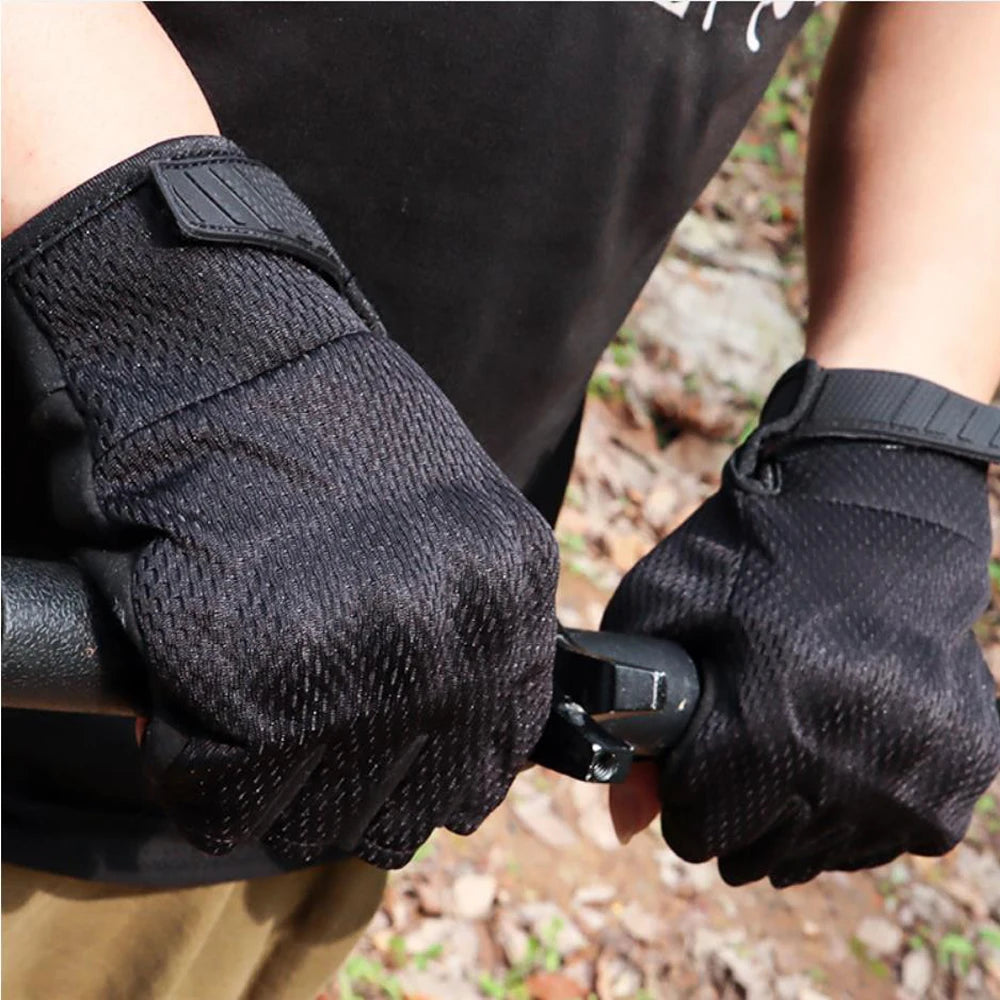 Men's Tactical Touch Screen Half Finger Gloves Compatible Combat Shooting Hunting Outdoor Sports Work Mittens Gloves