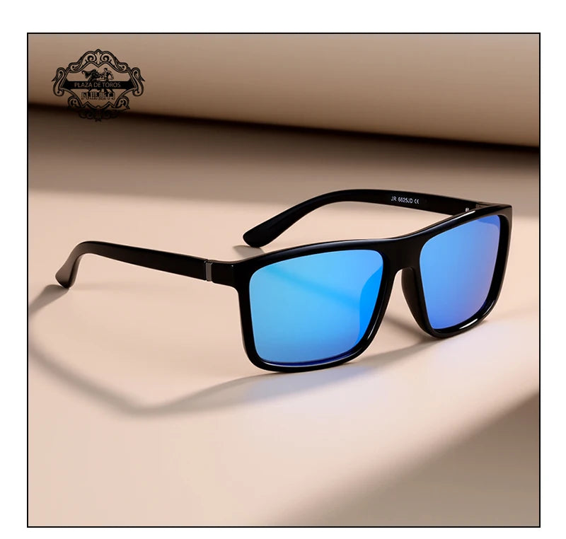 Classic Square Polarized Sunglasses Men Women Retro Black Sun Glasses Male Female Fashion Summer Anti Glare Driving Shades UV400