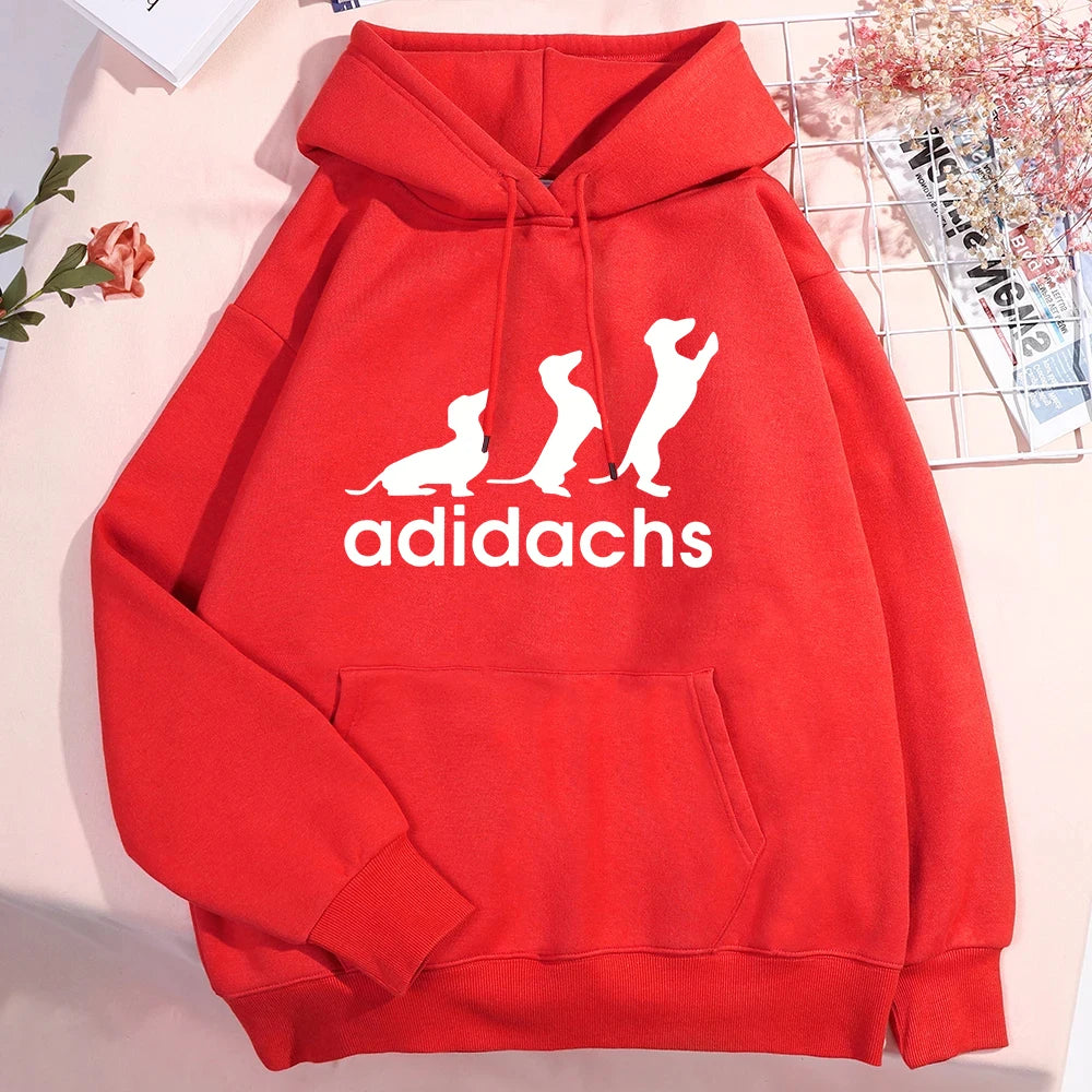New Dachshund Dog Lover Printed Pullover Fashion Women Men Hoodies Dachshund Long Sleeve Casual Hooded Sweatshirt