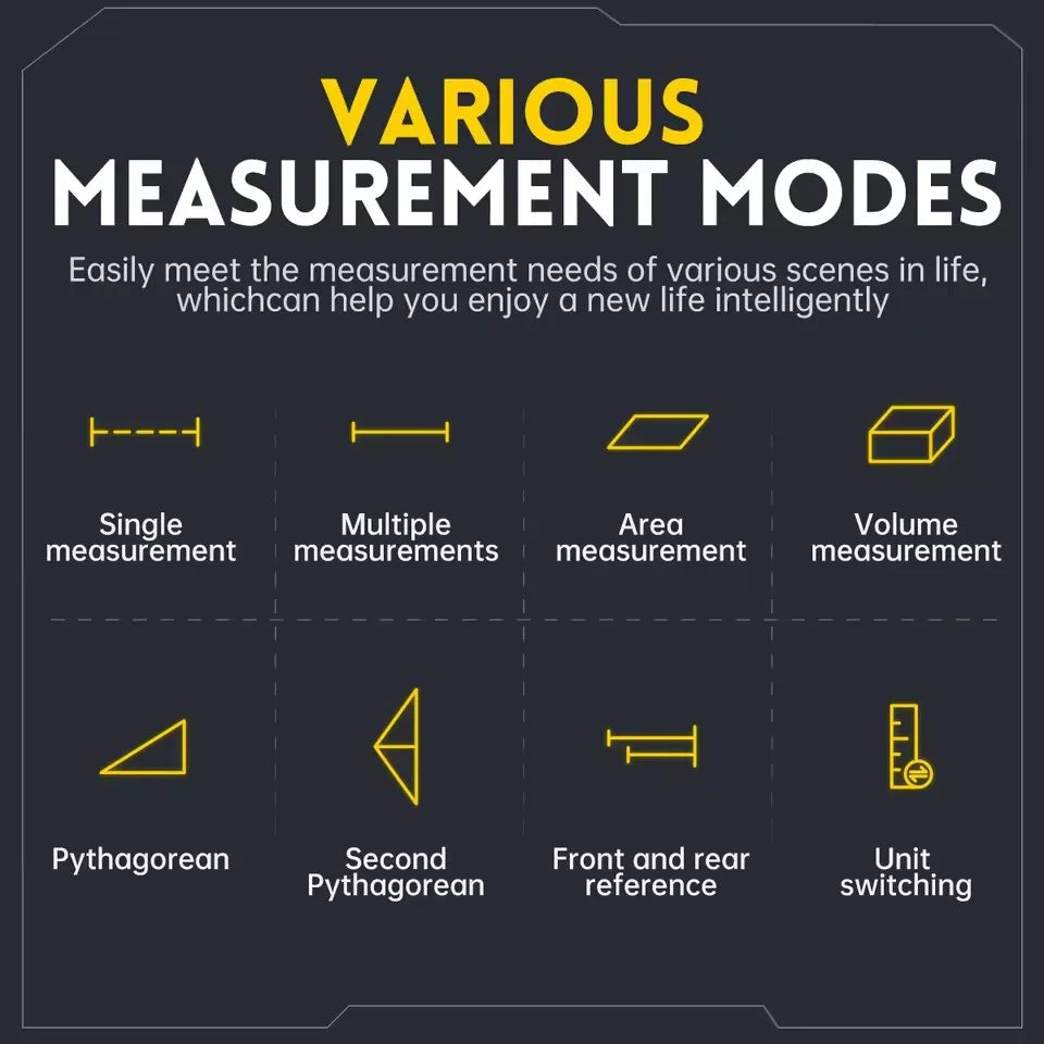 FNIRSI IR40 Smart Laser Rangefinder 40M Laser Tape Measure Digital Distance Meter Metro Laser Digital Accurate APP To Draw