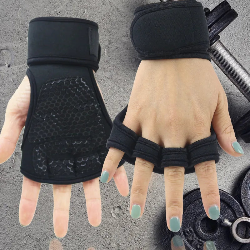 Workout Gloves for Men Women Cycling Gym Weightlifting Fitness Anti-Callus Wrist Support Pull up Bar Unisex Anti-Slip Gloves