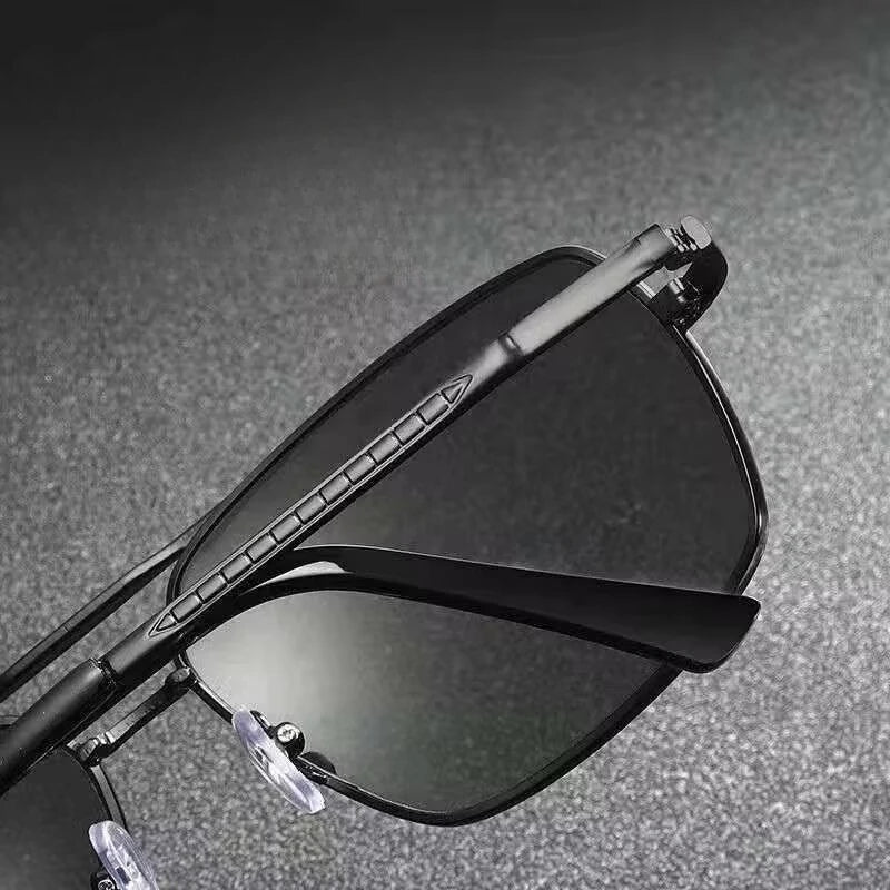 Pilot Myopia Glasses for Men UV Protection Driving Sunglasses Anti Glare Eyewear Near Sight Glasses Diopter To -4.0
