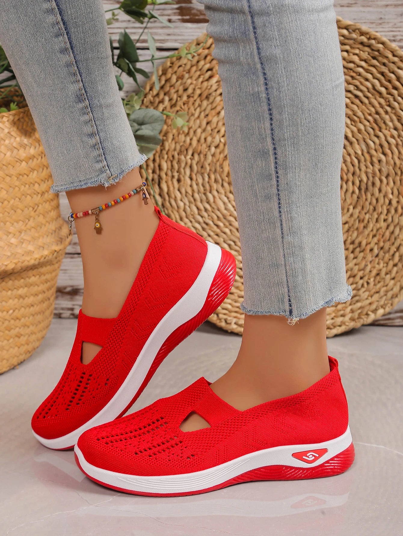women's summer shoes - casual sneaker, simple, Lightweight, breathable, one-foot pedal women shoes sale shoes with free shipping