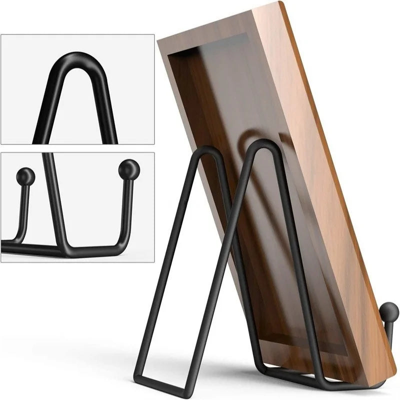 Furniture Display Stands Metal Frame for Picture Decorative Plate Book Photo Easel Artistic Work Home Office Showroom