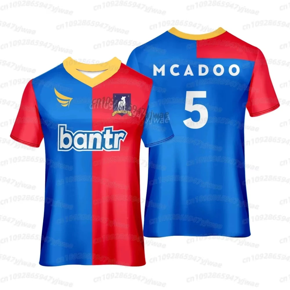 2026 T-shirt For Men Women youth  Football Jersey Quick Drying O-neck RoyKent jersey Tees Sports Oversized  men t-shirt