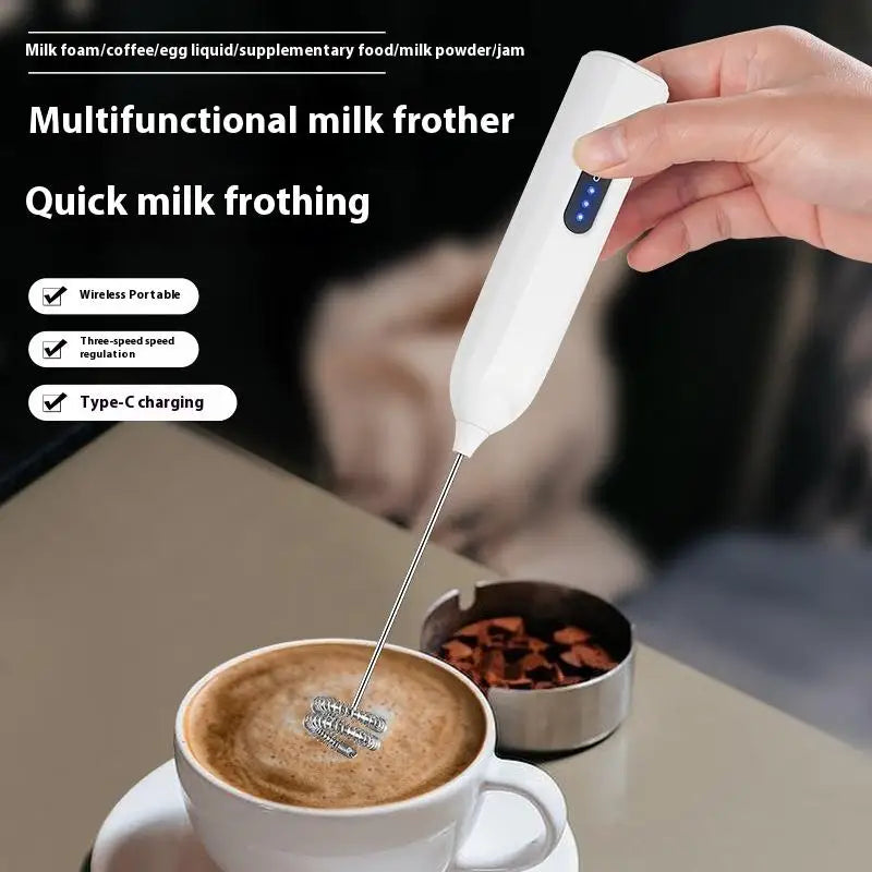 1 Pc Electric Milk Frother Handheld Egg Beater Foamer Coffee Maker Blender Mixer Mini Portable Blender Kitchen Tool