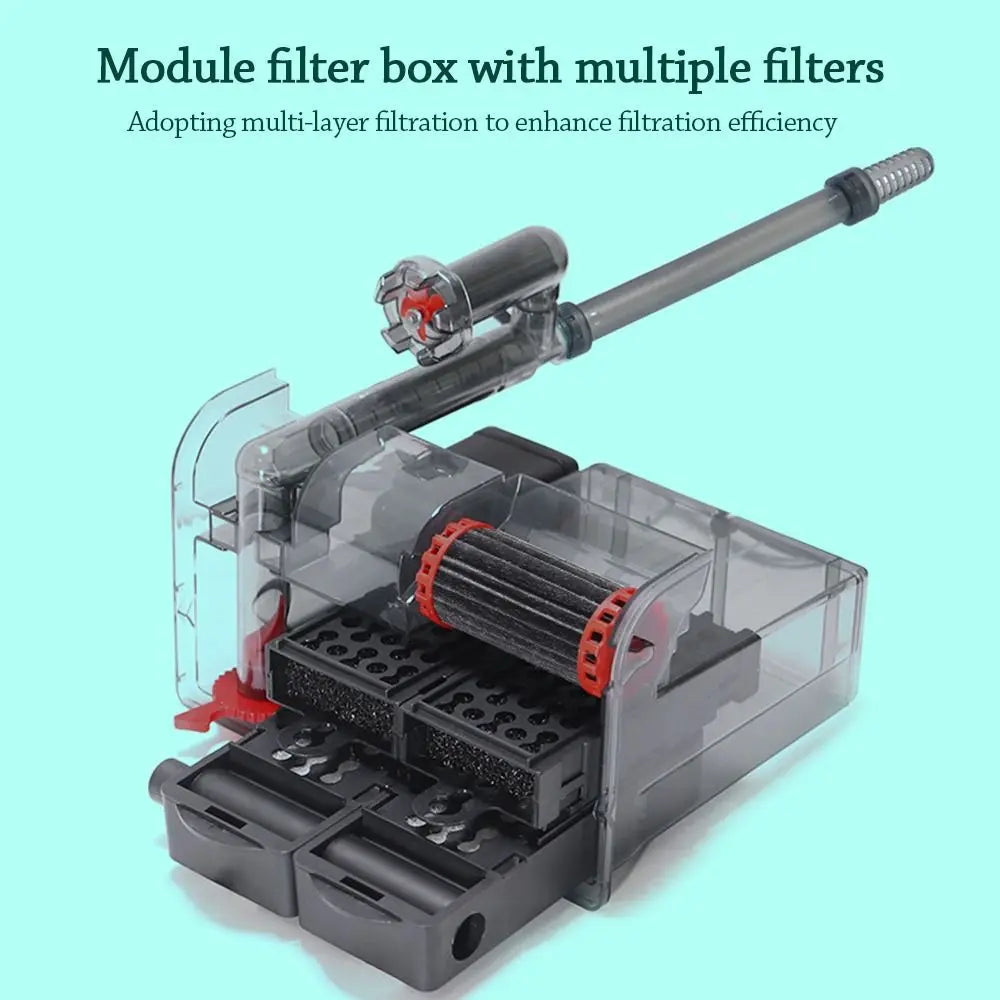 waterfall Fish tank filter wall-mounted 3 in 1 Circulating Water Purifier Circulating With Water Pump Clean water cycle for Home