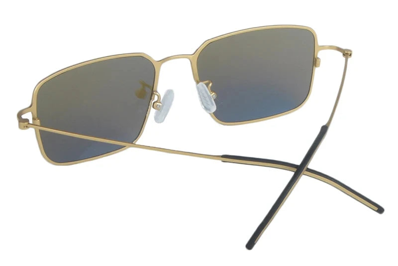 Polarized Sunglasses Square Sun Glasses Handmade Fashion Men Women 12g Ultralight Eyeglasses UV400 Protection Outdoor Spectacle