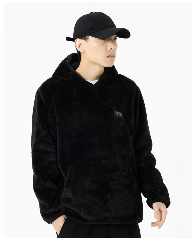 USB Infrared 9 Heating Areas Hoodies Sweater Winter Electric Heated Sweater Waistcoat For Sports Hiking Oversized M-6XL