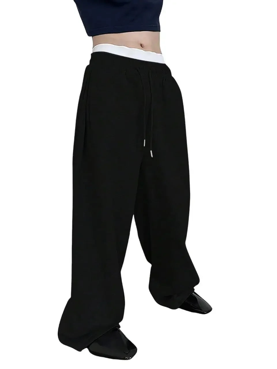 2025 New Korean style Sweatpants Sport Pants Men Running Pants Spring Summer Loose Casual Sweat Pants Straight Jogging Pants Men