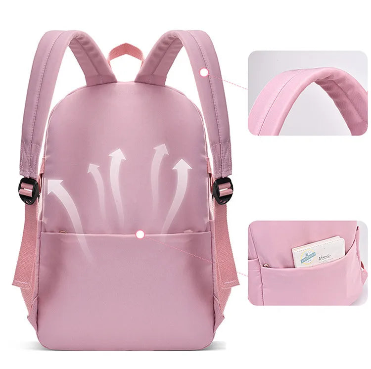 Backpack Children School Bag Back Pack For Boy Girl Kid Child Teenager Class Schoolbag Primary High Bookbag Female Women Teens