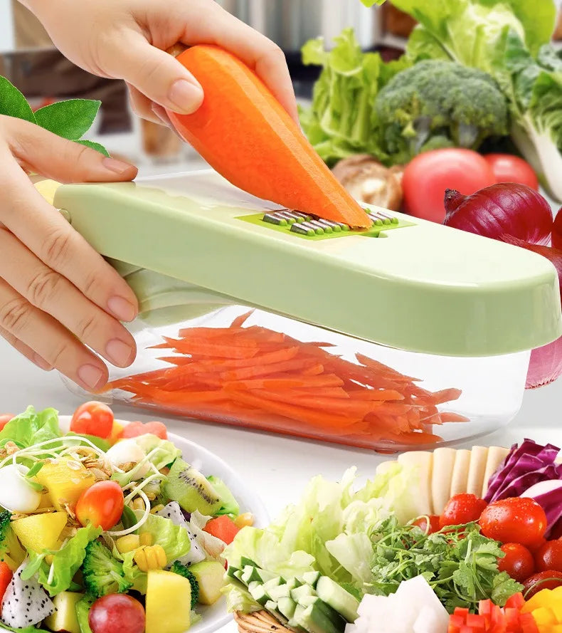 Vegetable cutting artifact Multifunctional grater Potato slicer Shredder Onion dicer Vegetable cutter