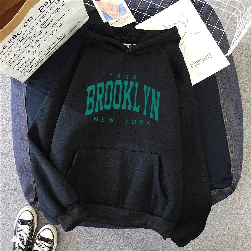 High Quality Womens Sweatshirts Letter Printing Home Casual Hoodies Sports Jogging Pullover Tops Daily Versatile Woman Clothing