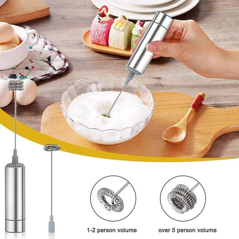Electric Milk Frother Handheld Egg Beater Foamer Coffee Maker Electric Blender Mixer Mini Portable Blender Kitchen Tool