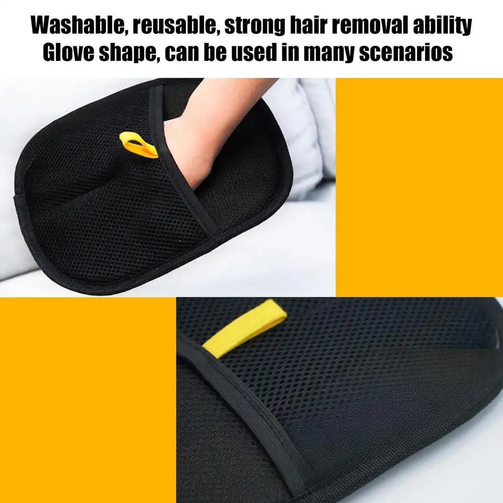 Pet hair static removal gloves double-sided pet Removal Mitten gloves Reusable Hands On Gloves For Pets Cats Dogs