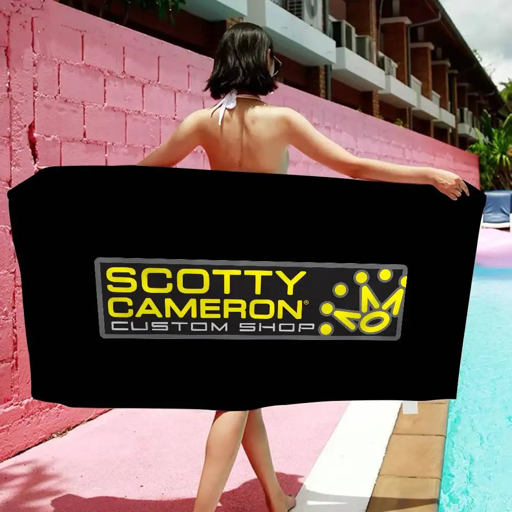S-Scotty C-Camerons Bath Towel Microfiber Soft Water Absorbing Breathable For Girl Kids Decorative Cartoon Beach Towel