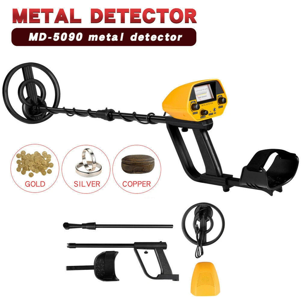 MD-5090 Metal Detector Detection Instrument Underground Metal Detector Metal Finder Gold Detector Hunter Treasure Gold Digger