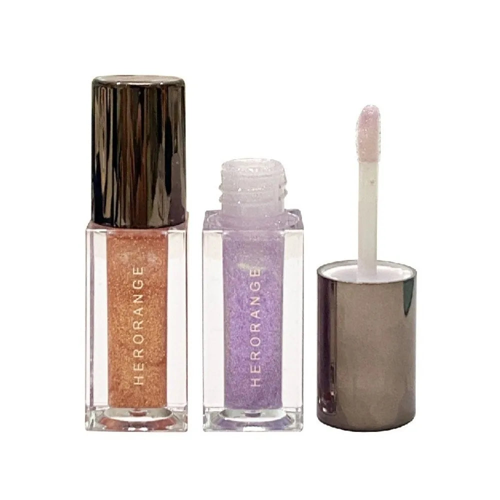 Sparkle Long-Lasting Lip Gloss Non-Fading Moisturizing Liquid Lipstick Non-Sticky Clear Lip Glaze for Women