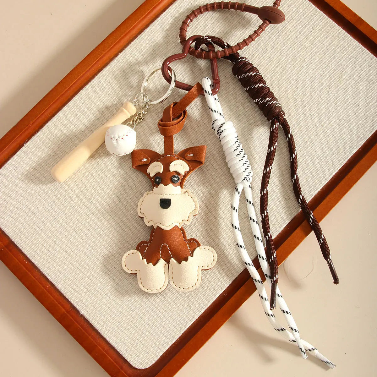 Ladies' Bag  Pendants Cartoon Puppy Cute Versatile Kawaii Sweet Bag Charms Fashionable Versatile High Quality Keychains For Girl
