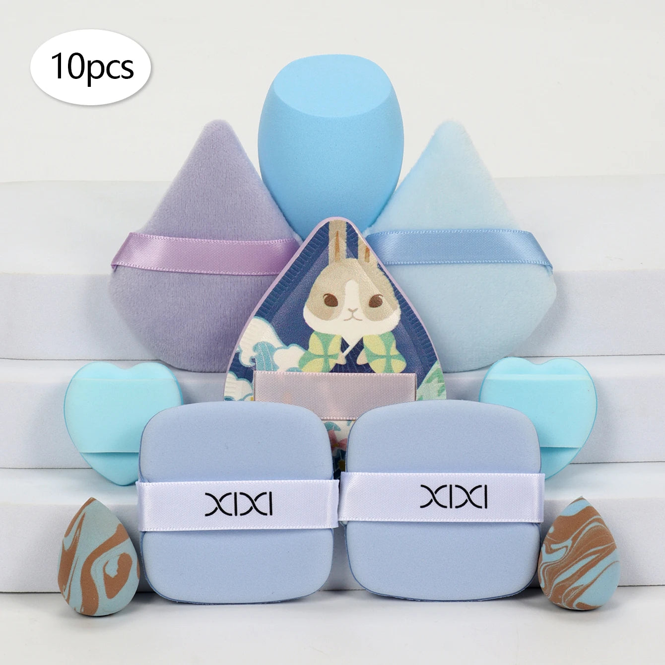 10/20/30/40/50-Piece Set of Multifunctional Makeup Tools, Expands When Exposed to Water, Suitable for All Skin Types