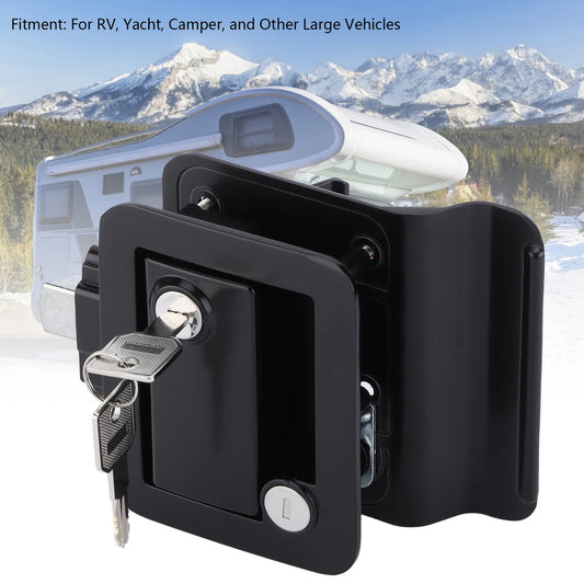 Auto Parts RV Door Lock Trailer Door Latch Inside Outside Double Open Zinc Alloy Galvanized for Large Vehicles Trailer Door Lock