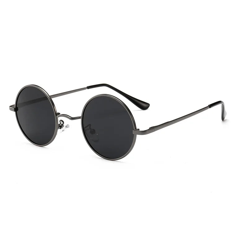 Round Polarized Sunglasses Men Women Retro Sun Glasses Male Female Brand Designer Metal Frame Eyewear Driving Eyeglasses UV400