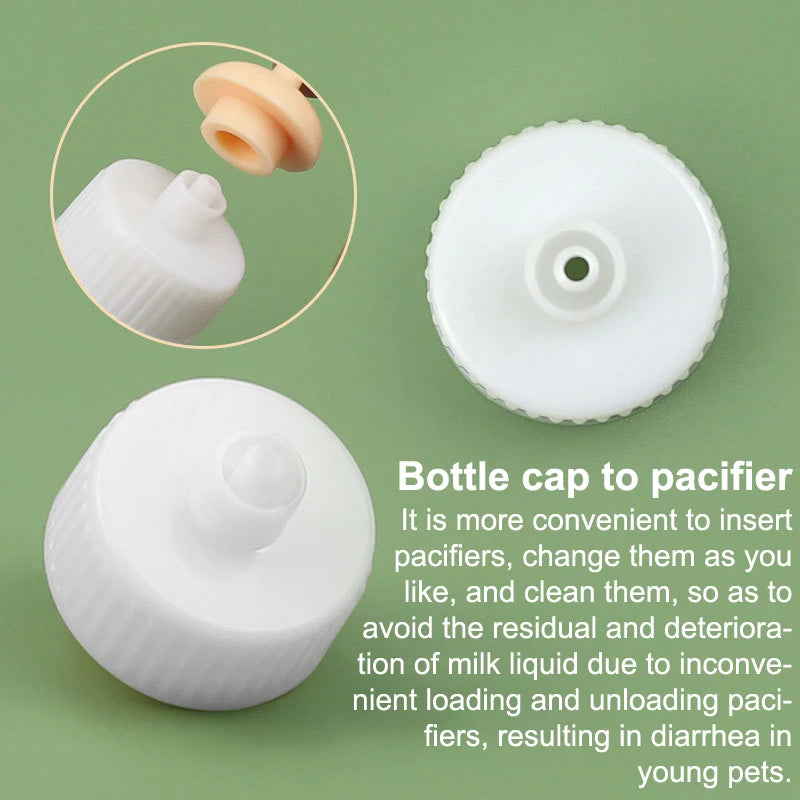 Pet Kitten Feeding Bottle Nipple Feeder Can Squeeze Liquid Milk Nursing Bottle For Newborn Dogs Puppies Rabbits Hamster Cat