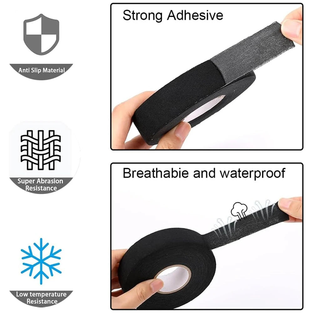 6/8 Rolls Hockey Tape, Strong Adhesive Goon Tape, Multipurpose Cloth Tape 2.5cm X 25m Each Roll, Hockey Stick Tape for Sports