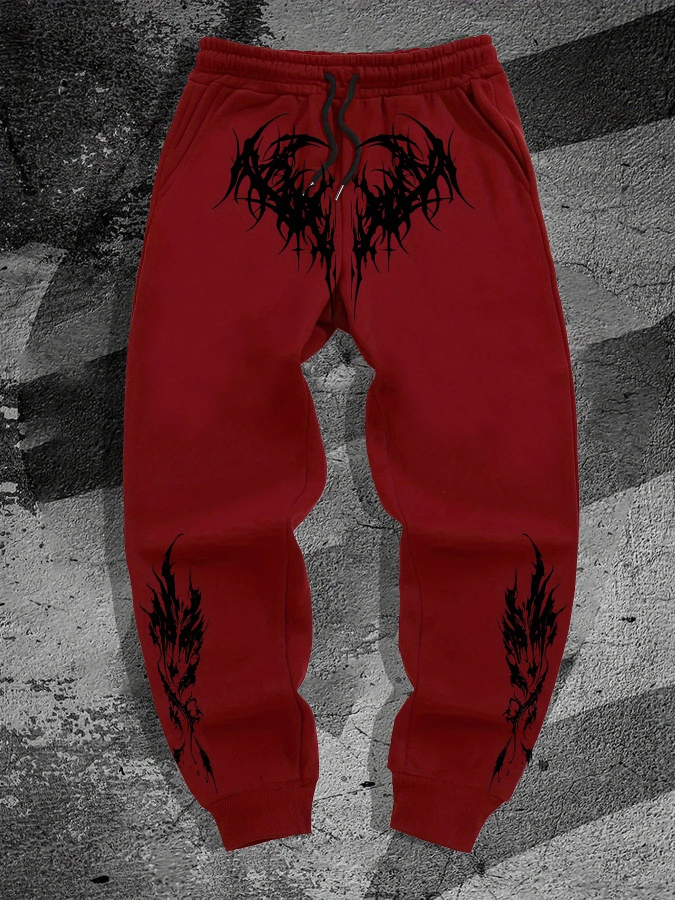 Men's and Women's Jogging Pants Casual Pants Elegant Printed Sports Pants Jogging Fashion Fitness Drawstring Sports Pants S-3XL
