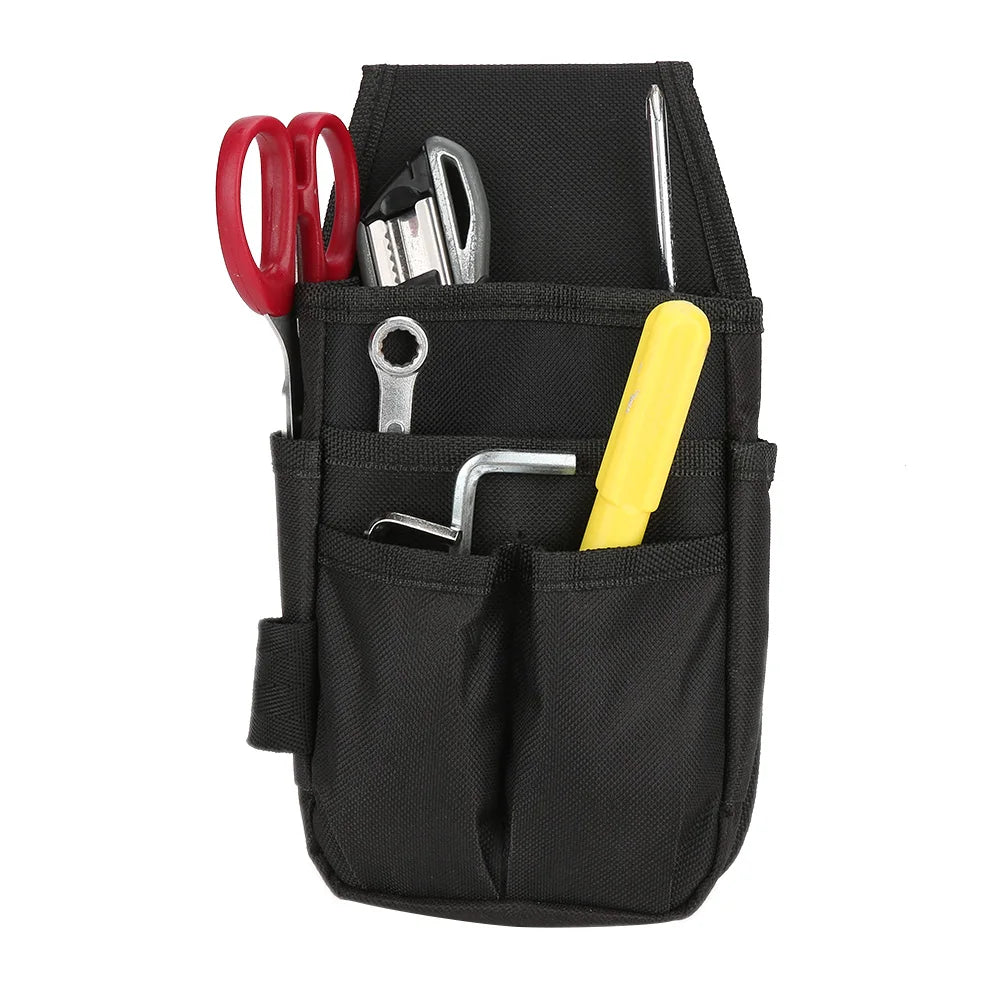 Electrician Tool Pouch Tool Waist Pocket Tool Waist Bag Electrician Tool Waist Bag with Multiple Pockets Hardware Tools Pouch