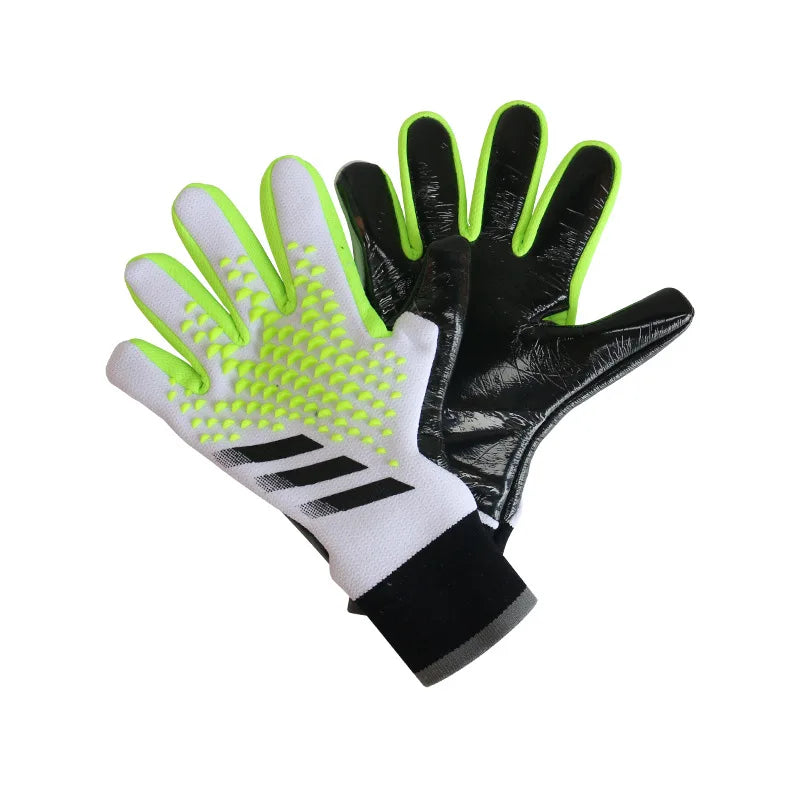 Football Goalkeeper Gloves Thickened Latex Anti-Slip Abrasion Resistant Finger Protection for Children Adult Soccer Sport Gloves
