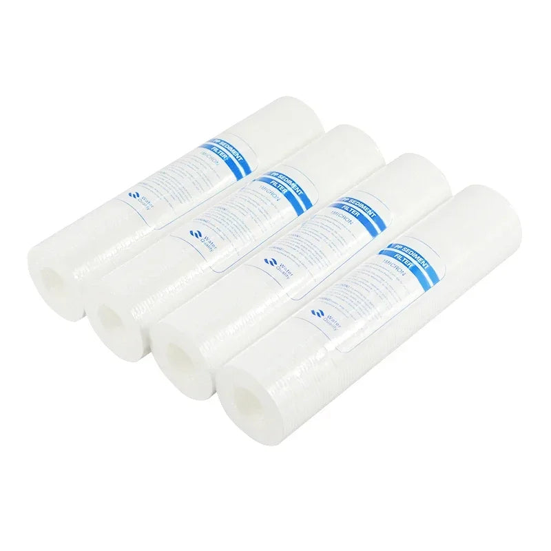 Water Purifier 10 Inch 2/4/6pcs 1-Micron Sediment Water Filter Cartridge PP Cotton Filter Water Filter System