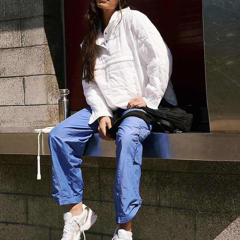 Winter Coat Women Casual Hoodies Jackets For Women Fashion Pocket Warm Long Sleeve Outerwear 2023